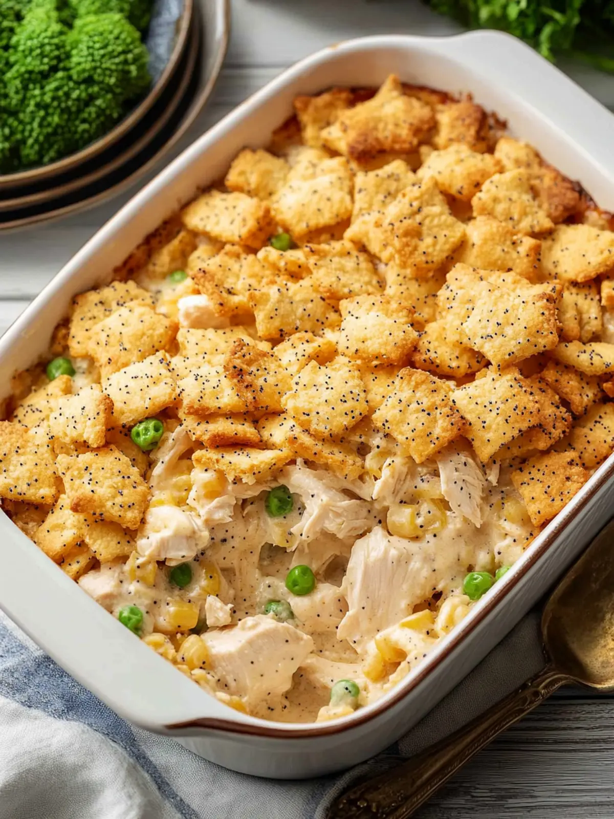 Poppy Seed Chicken Casserole With Ritz Crackers Bliss 3 Poppy Seed Chicken Casserole With Ritz Crackers