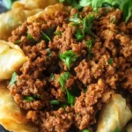 Keema/Minced Lamb Filling for Samosas, Spring Rolls, Parathas etc