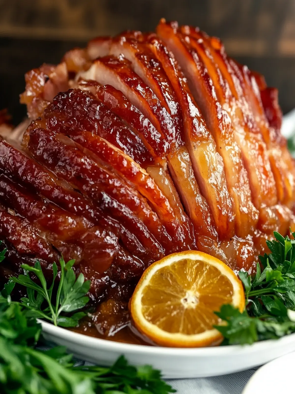 Glazed Ham (Oven and Crock Pot Friendly!)