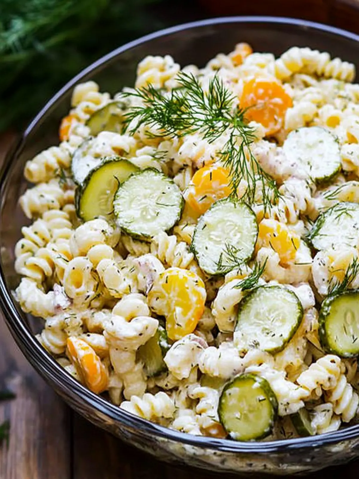 Dill Pickle Pasta Salad
