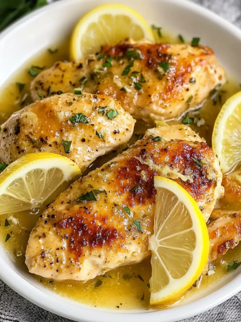Lemon Chicken Recipe (with Lemon Butter Sauce)