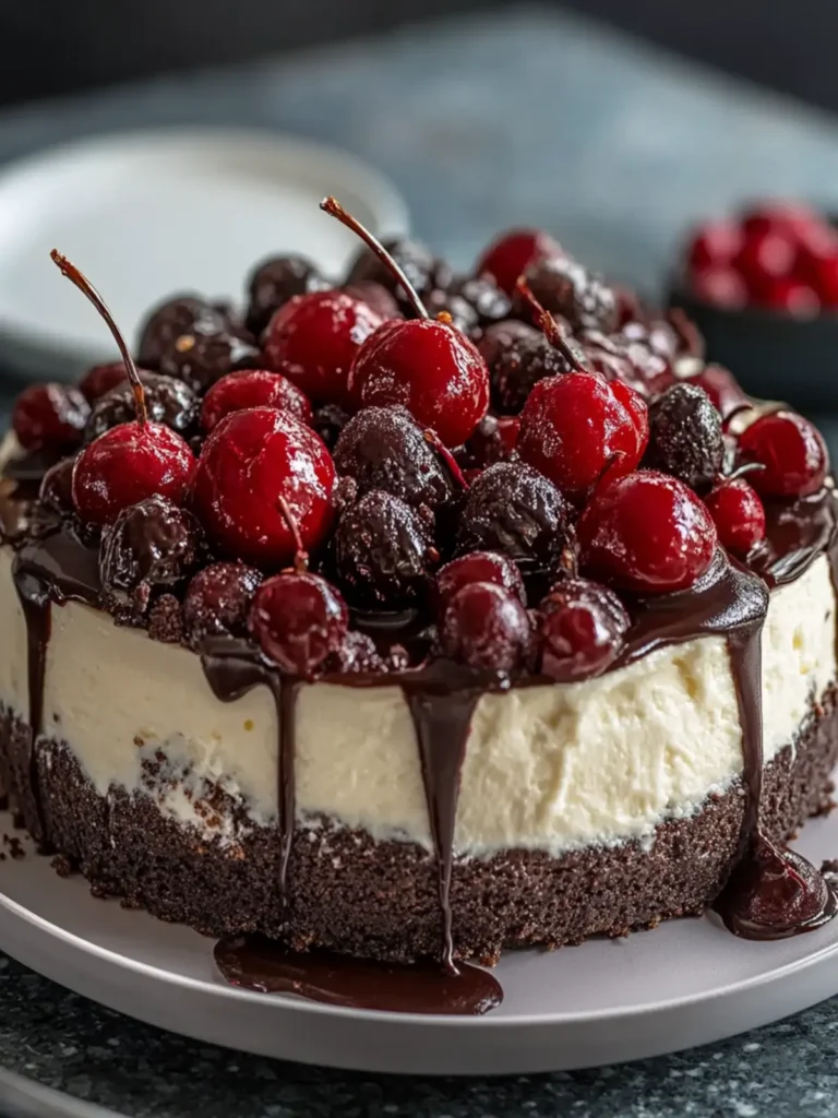 Black Forest Cheesecake Symphony