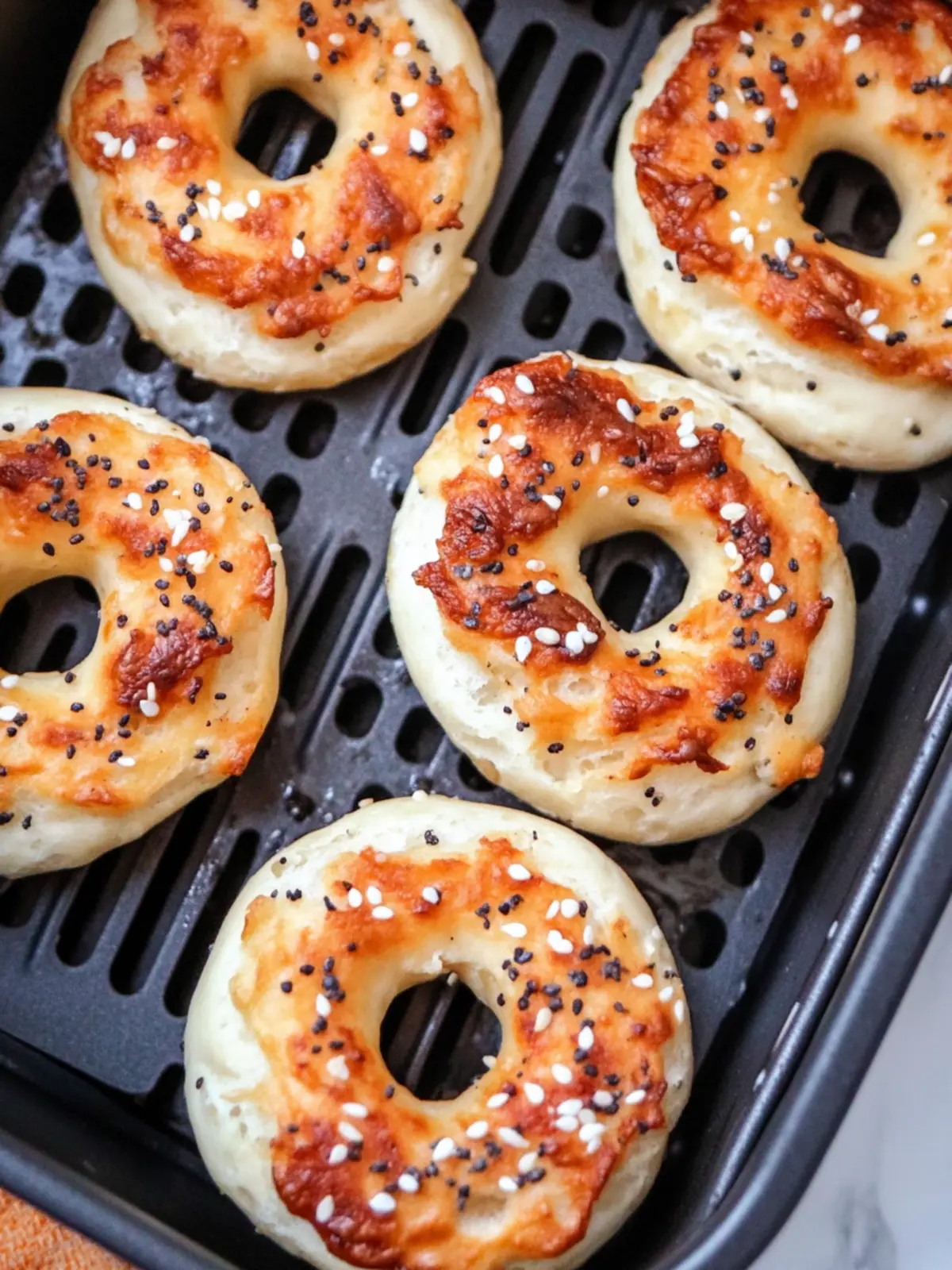 Air Fryer Bagel Bites (homemade)