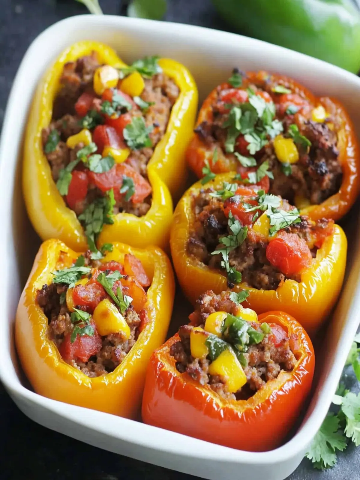 Memorial Day Whole30 Taco Stuffed Peppers for a Fresh Feast 4 Memorial Day Whole30 Taco Stuffed Peppers (Paleo)