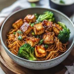 Cinco de Mayo Teriyaki Tofu Noodles