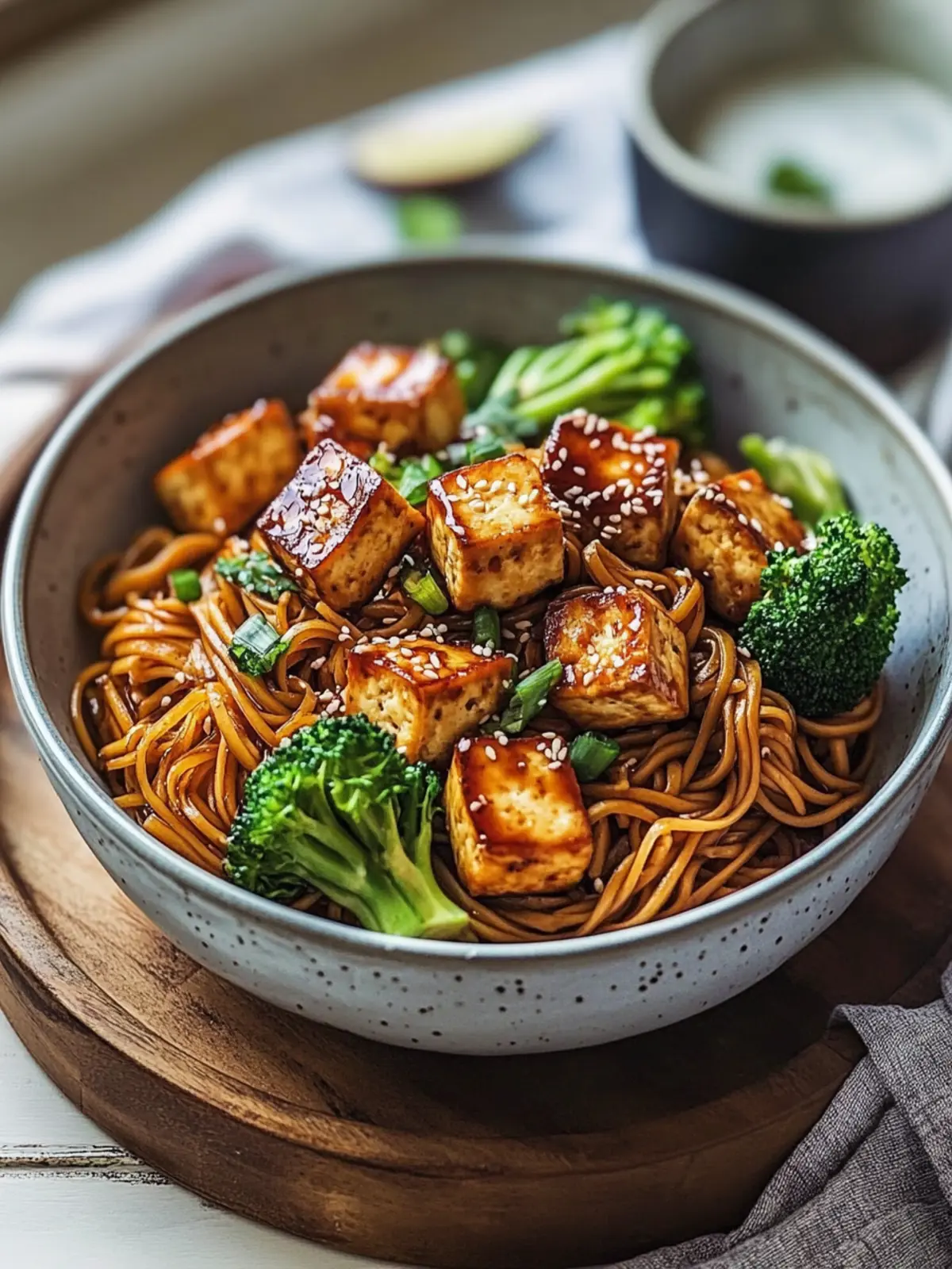 Cinco de Mayo Teriyaki Tofu Noodles