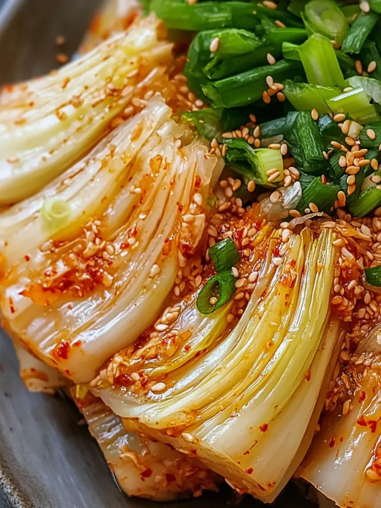 Napa Cabbage Kimchi: A Crunchy