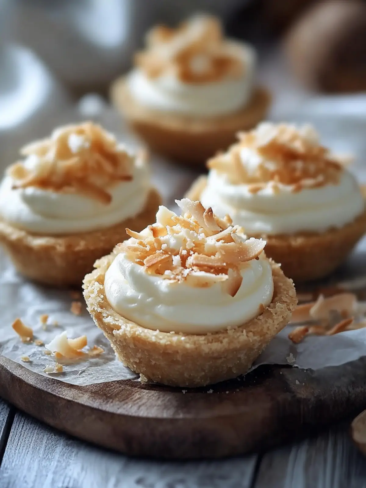 Mini Coconut Cream Pies