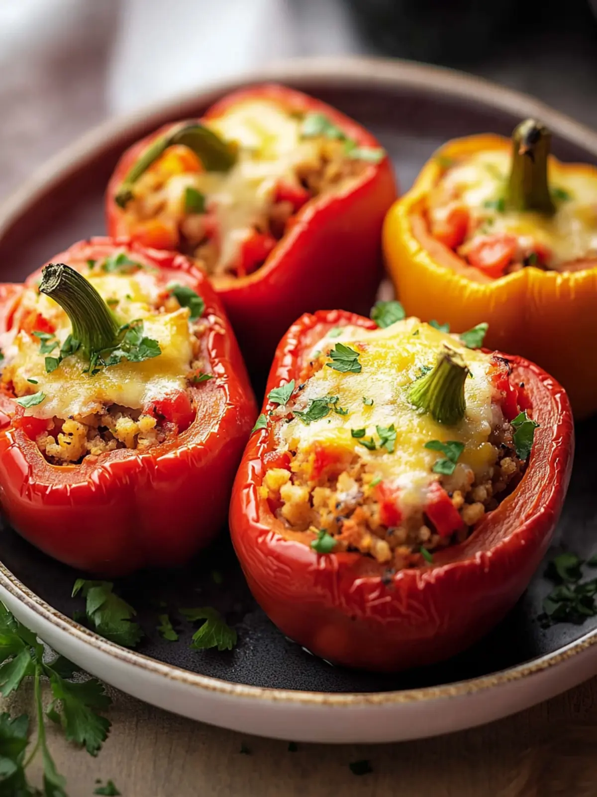 Mother's Day Stuffed Peppers
