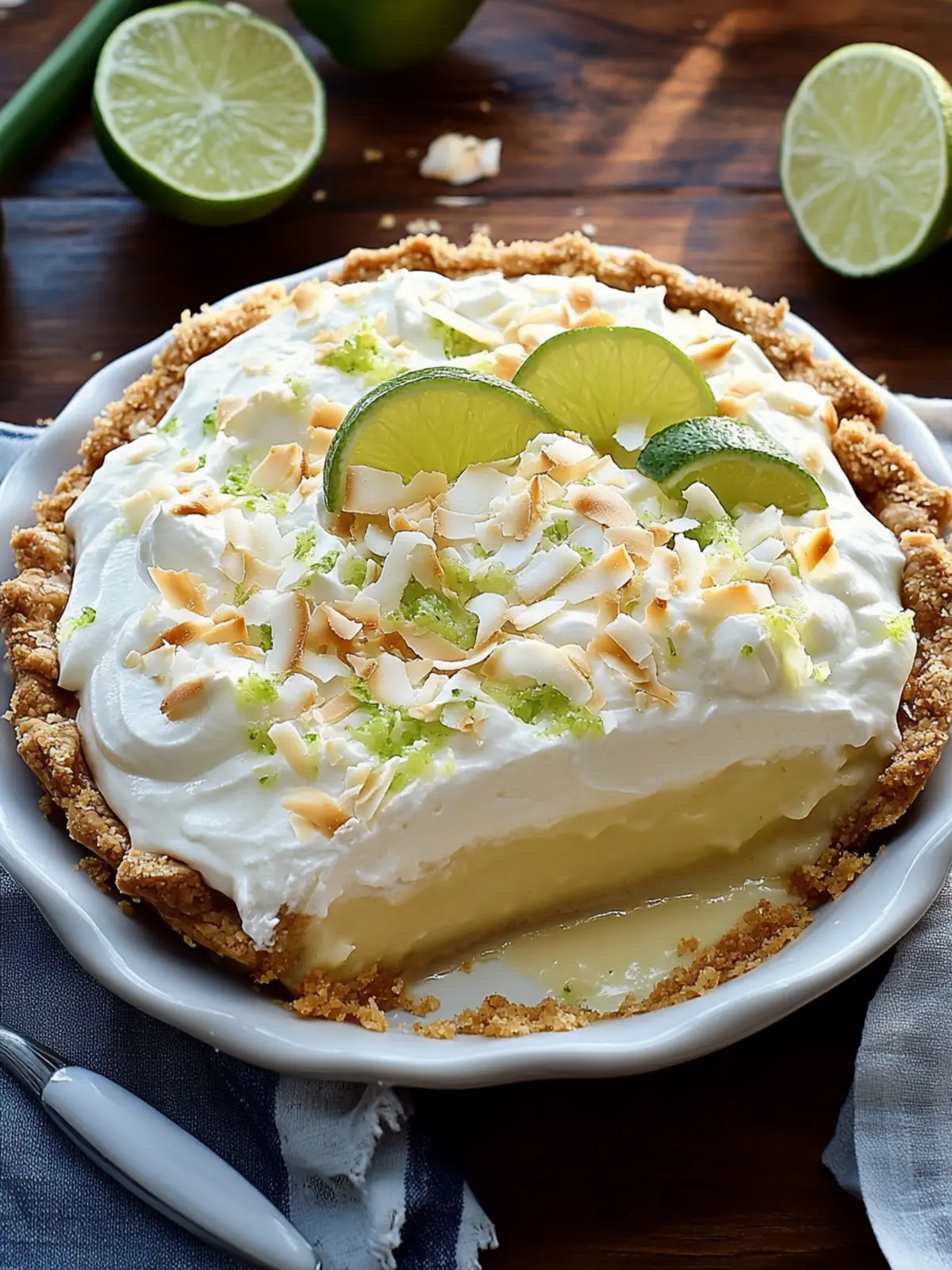 Coconut Lime Cream Pie
