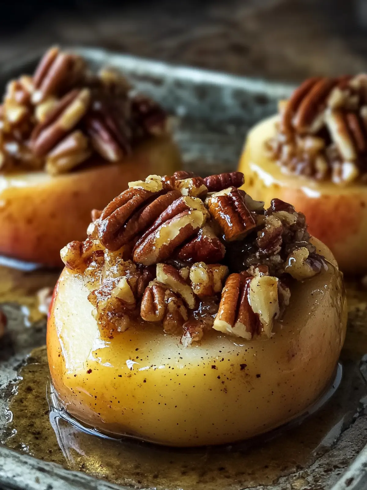 Baked Honeycrisp Apples with Butter Pecan Bliss