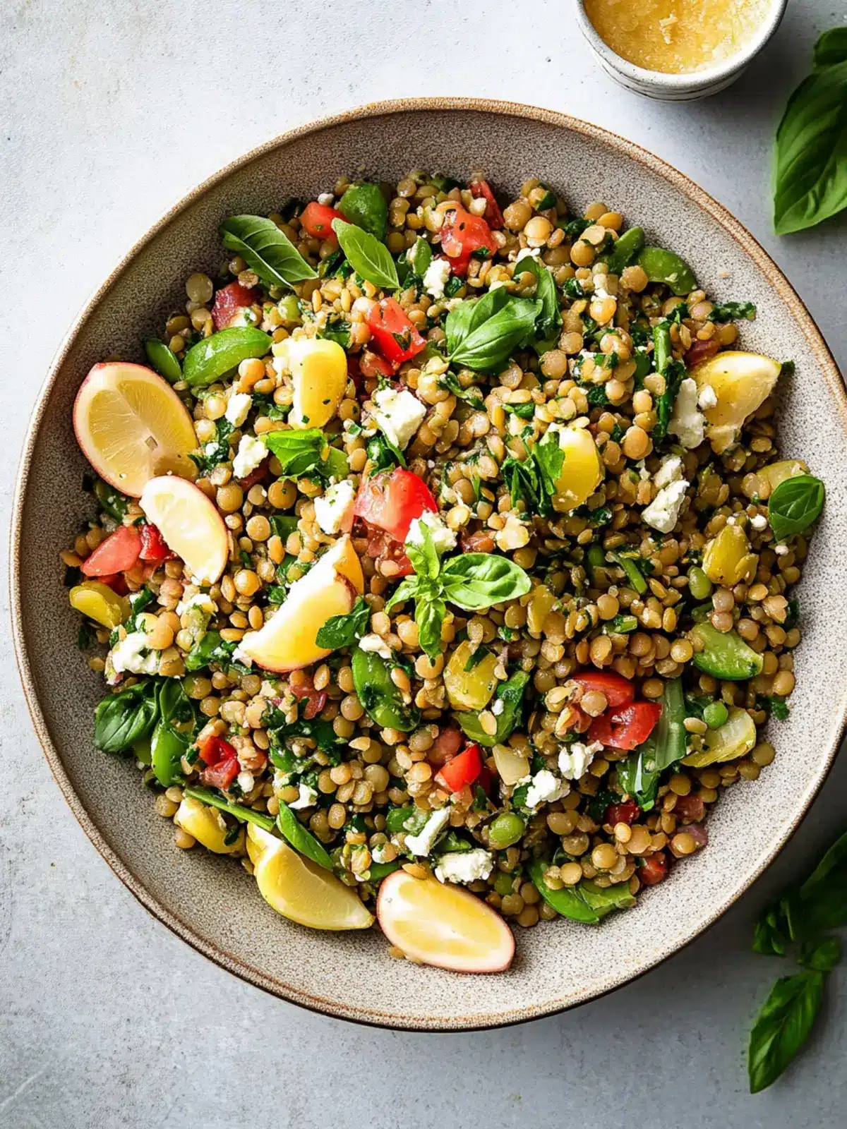 Mother's Day Spring Lentil Salad