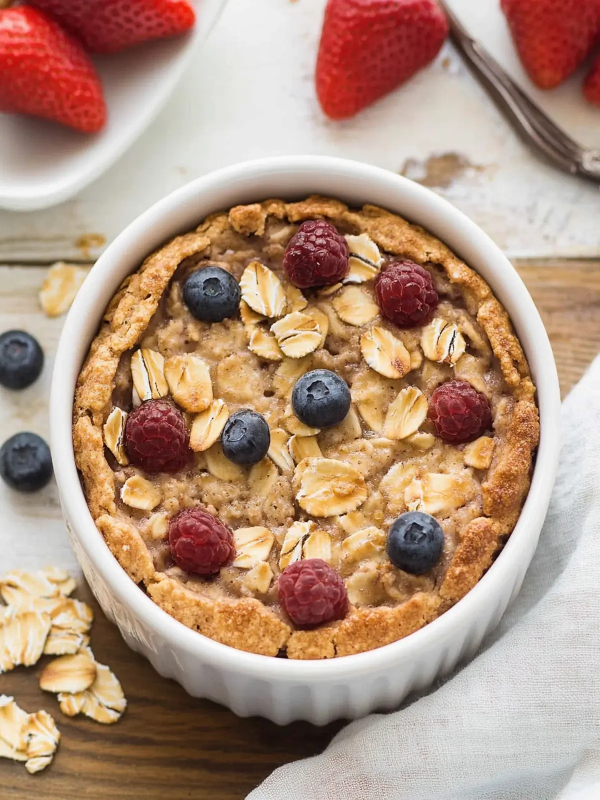 Memorial Day Baked Oats