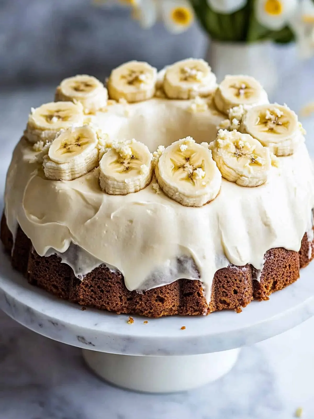 Delicious Mother's Day Banana Cake with Cream Cheese Frosting 3 Mother's Day Banana Cake with Cream Cheese Frosting