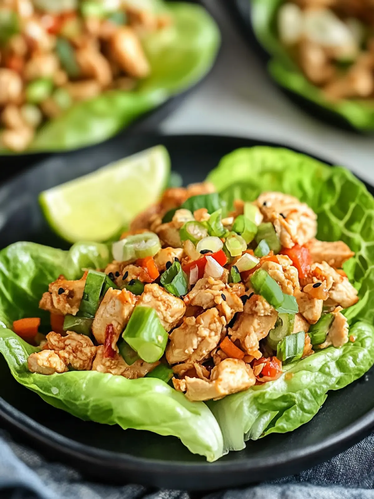 Cinco de Mayo Asian Chicken Lettuce Wraps