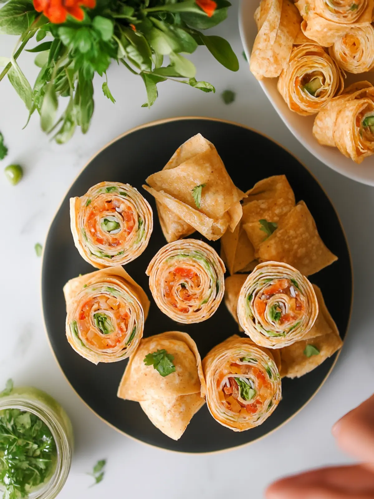 Cinco de Mayo Mexican Pinwheels