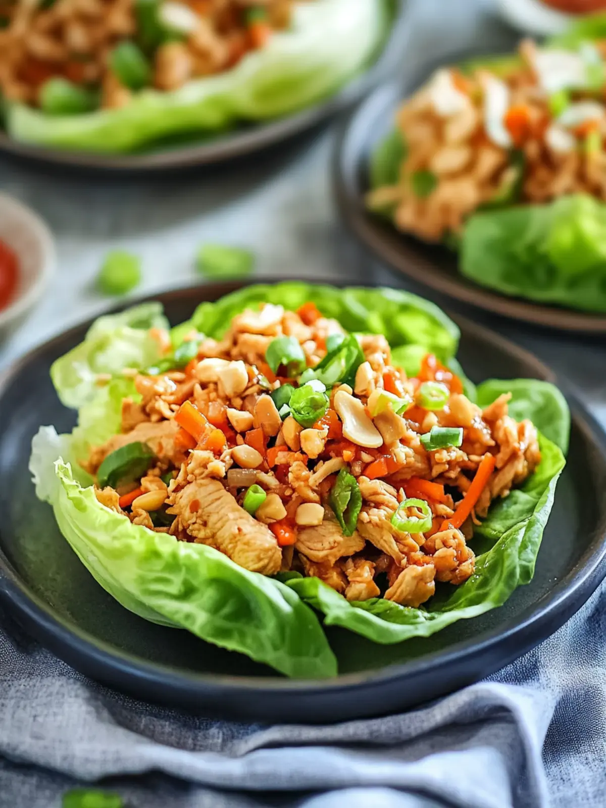 Cinco de Mayo Asian Chicken Lettuce Wraps
