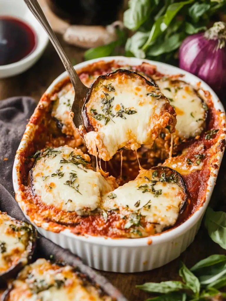 Mother's Day Eggplant Parmesan