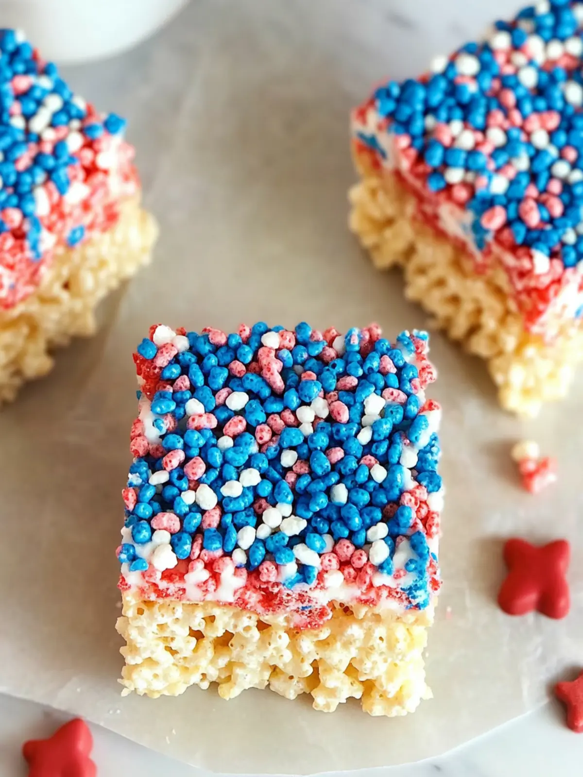 Memorial Day Rice Krispies Treats