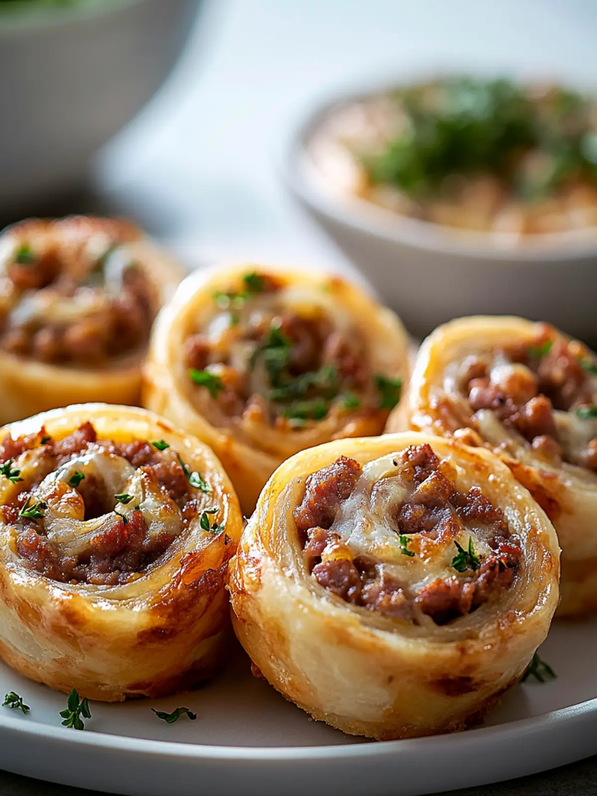 Easy Sausage Pinwheels