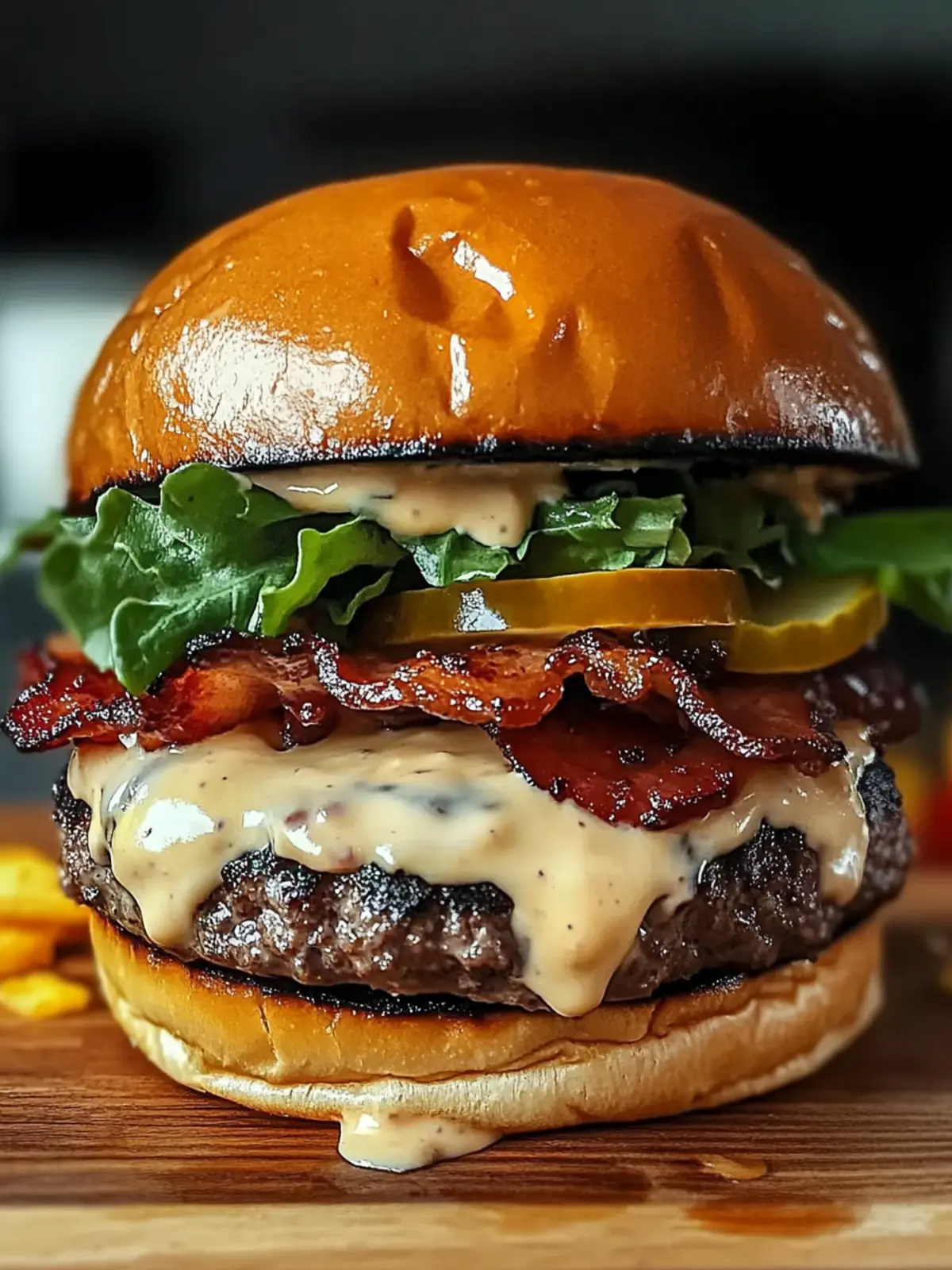 Smash Burgers with Creamy Baconnaise