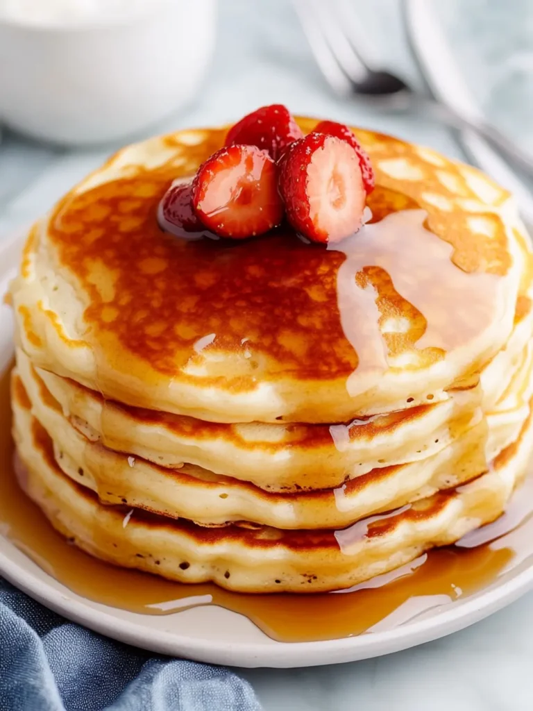 Mother's Day Fluffy Overnight Pancakes Worth Waking Up For
