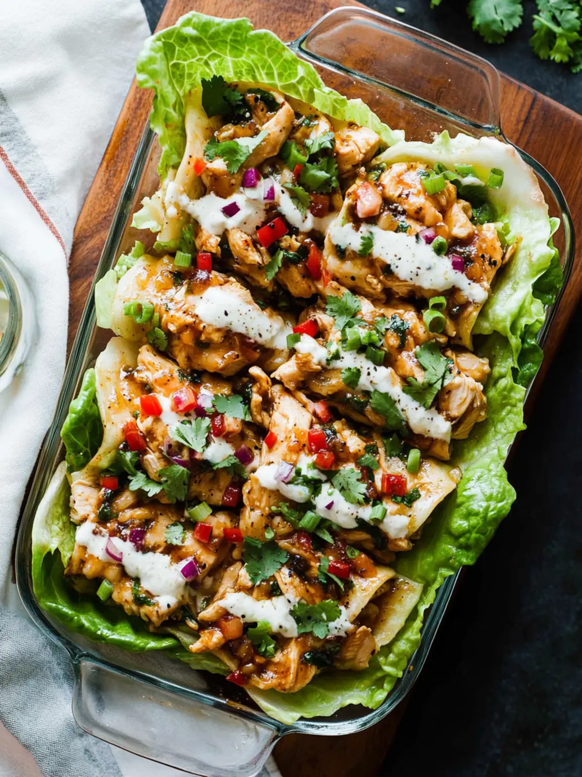 Mother's Day Asian Chicken Lettuce Wraps