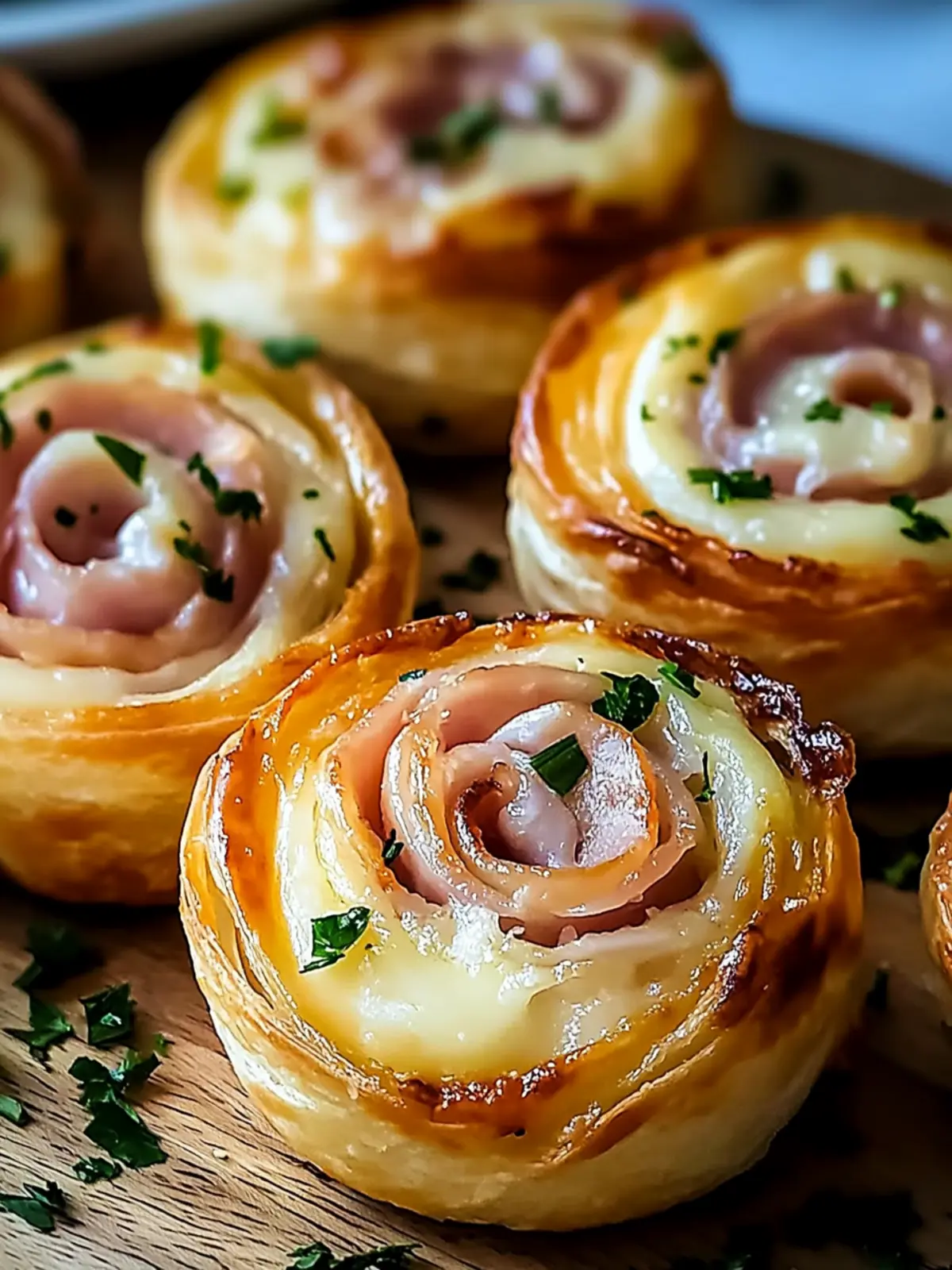 Ham and Cheese Pinwheels