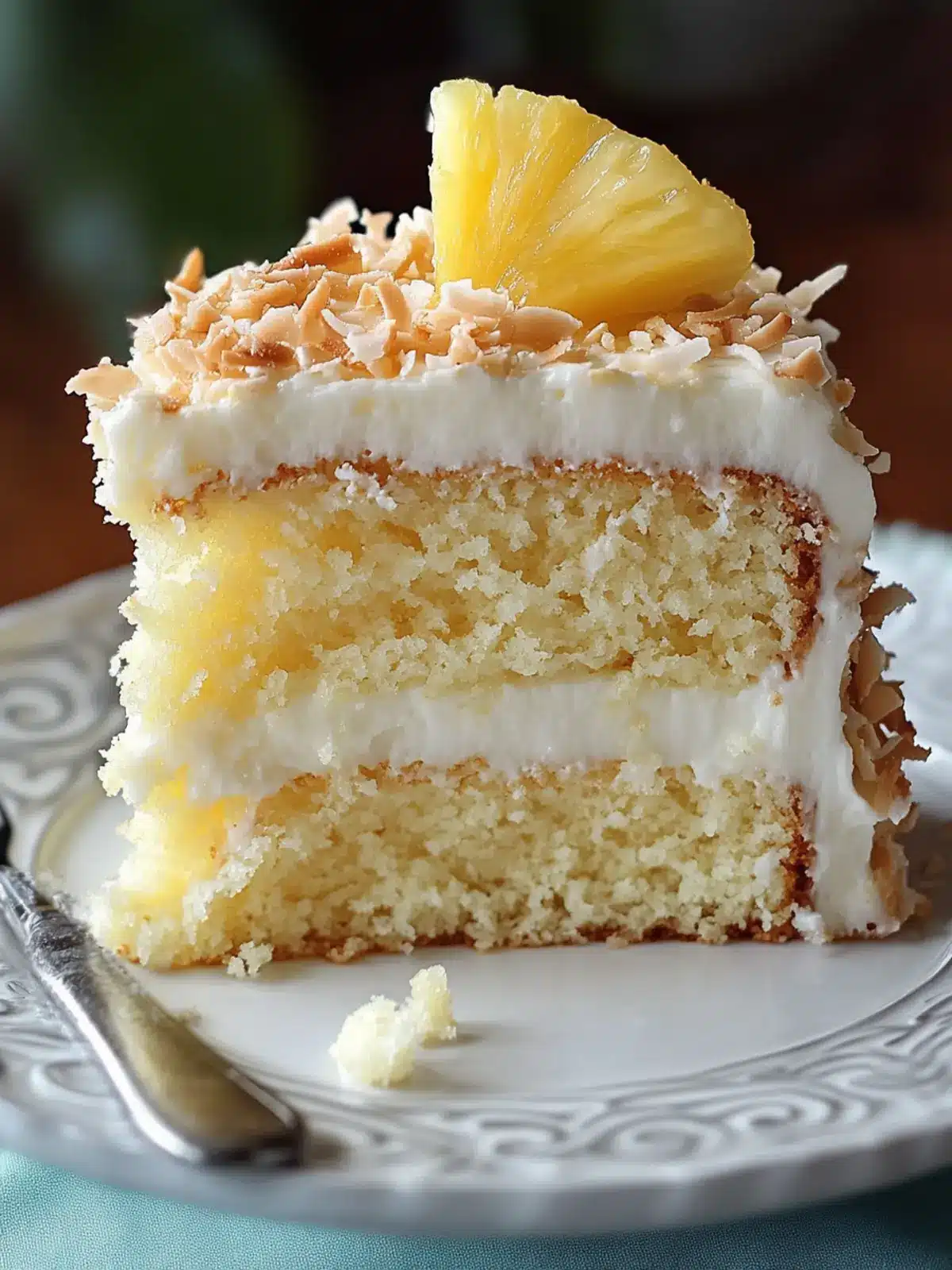 Pineapple Coconut Cake