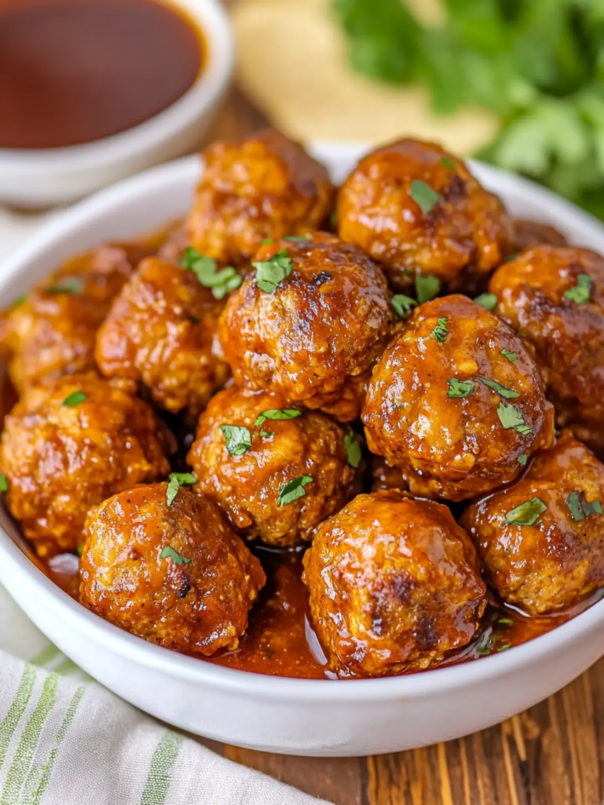Cinco de Mayo Crockpot Enchilada Meatballs
