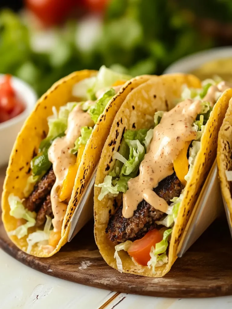 Memorial Day Big Mac Tacos (Smash Burger Tacos)