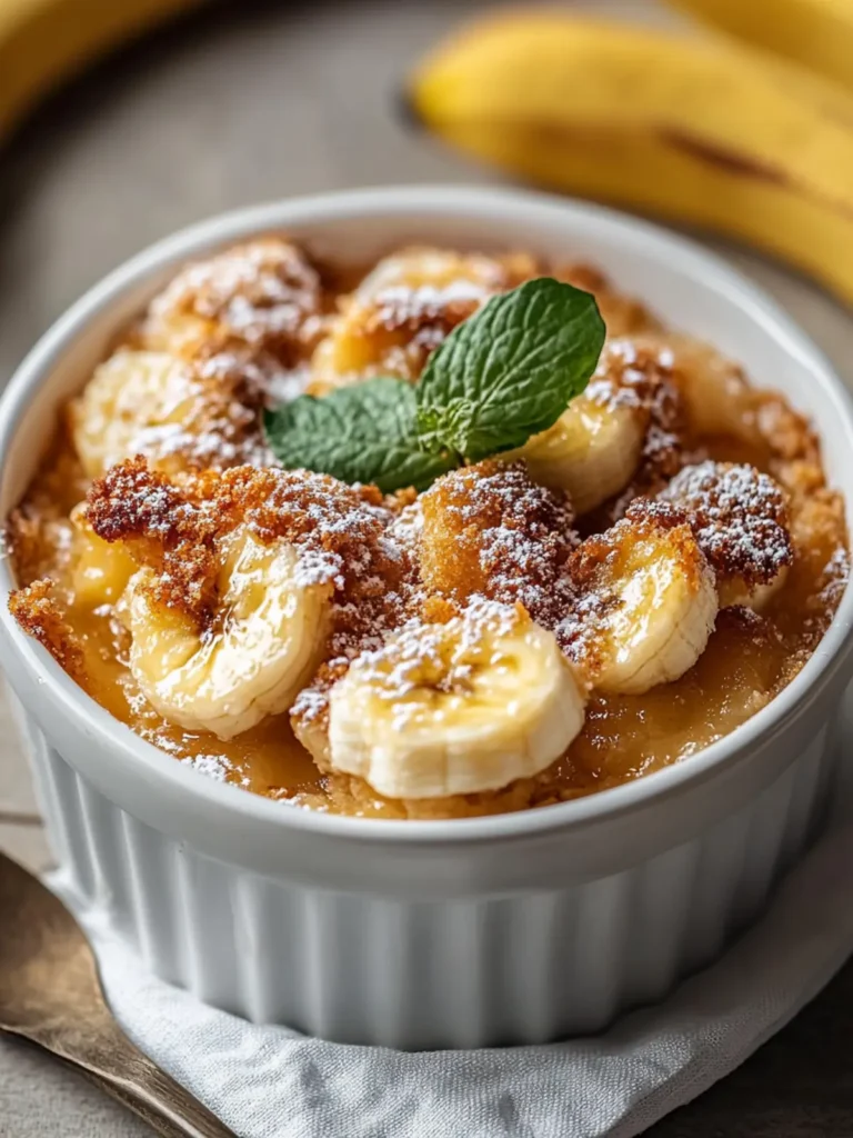 Banana Cobbler Delight