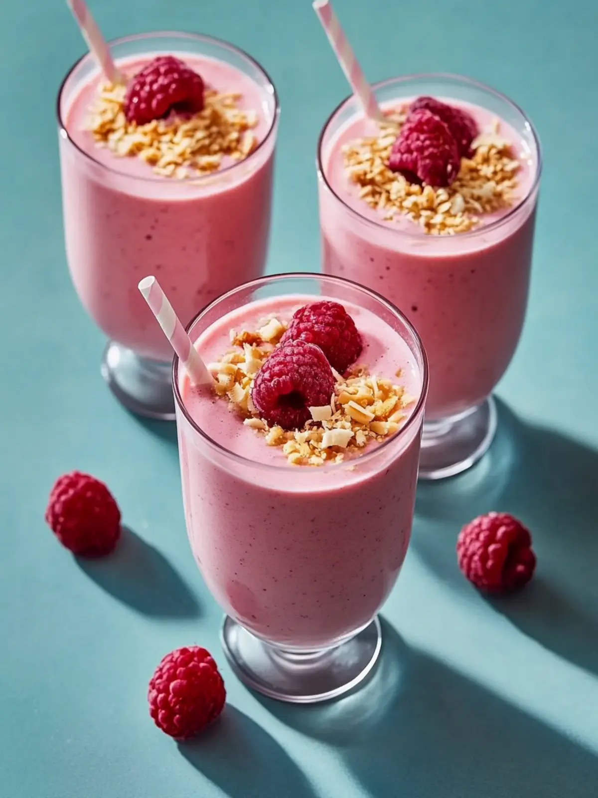 Mother's Day Coconut Raspberry Smoothie