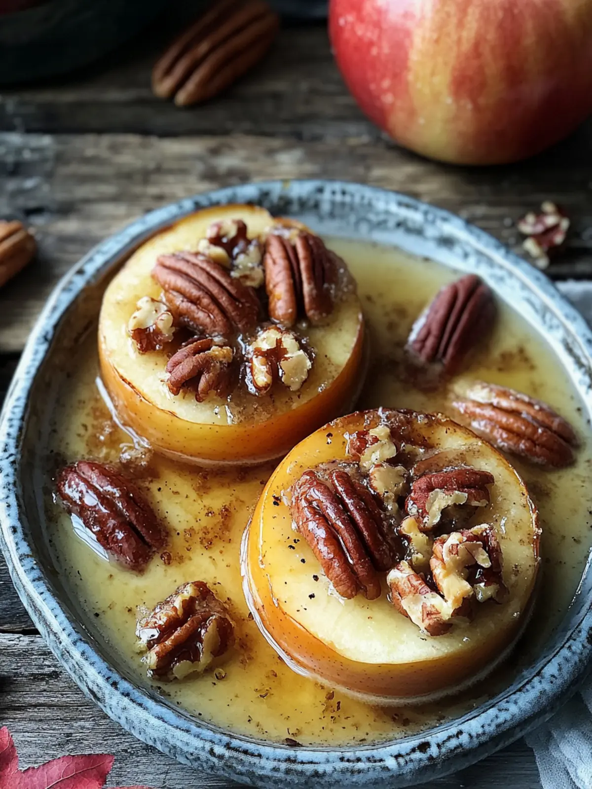 Baked Honeycrisp Apples with Butter Pecan Bliss