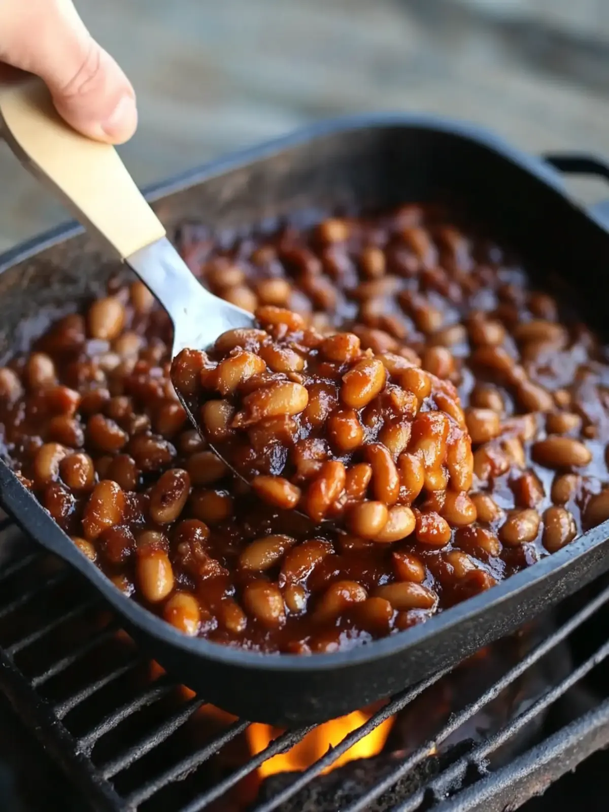 Memorial Day Grilled Barbecue Beans with a Bacon Twist 2 Memorial Day Grilled Barbecue Beans