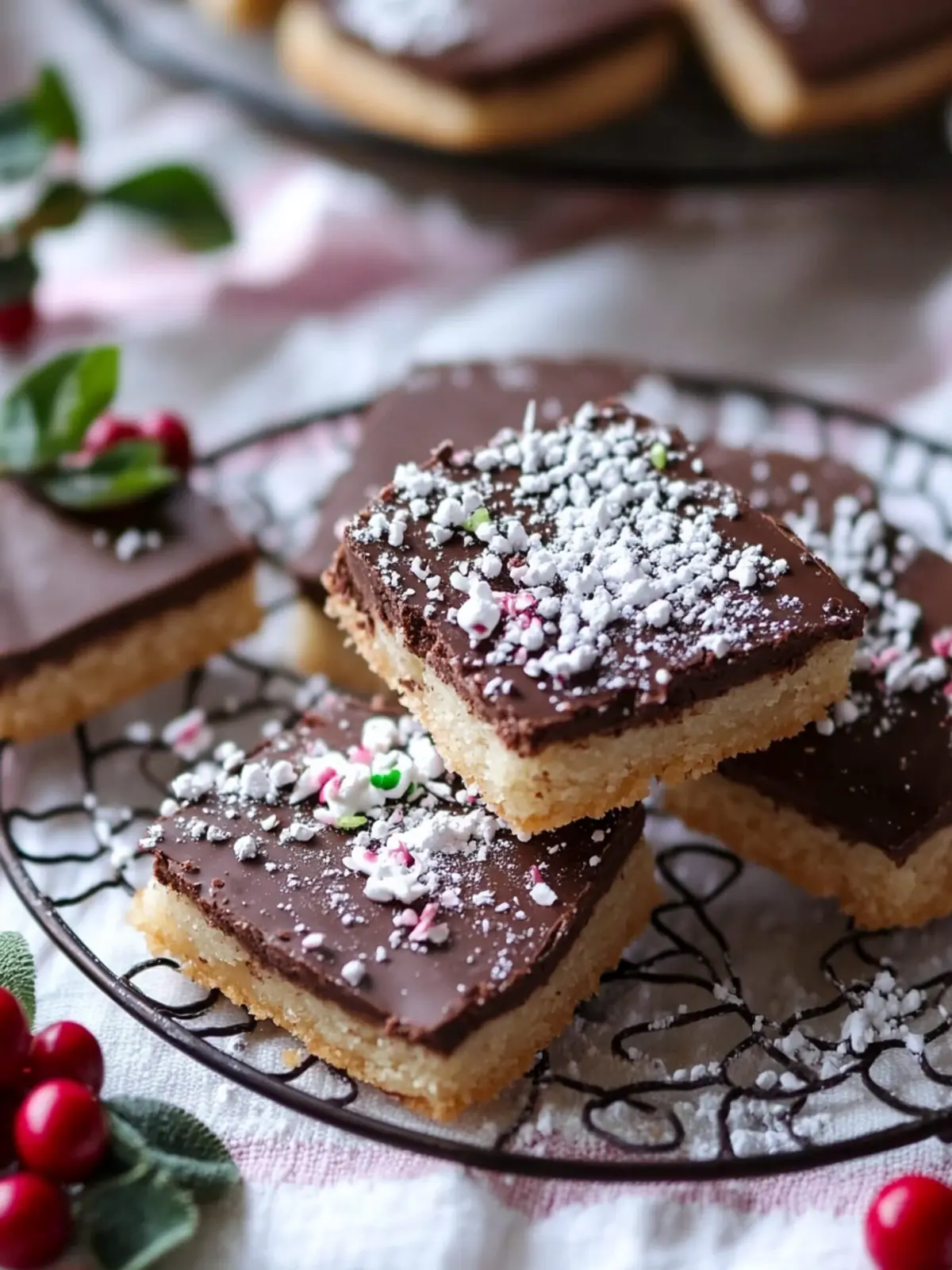 Melt-in-Your-Mouth Mother's Day Chocolate Shortbread Treats 4 Mother's Day Chocolate Shortbread