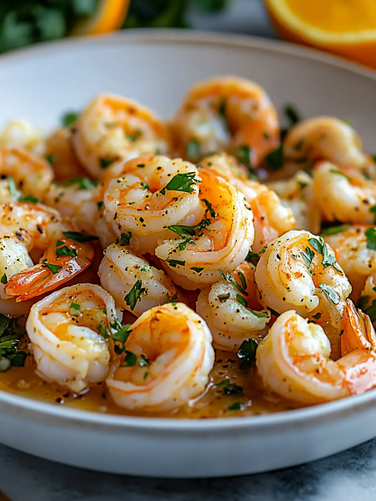 Cinco de mayo Garlic Butter Orange Shrimp