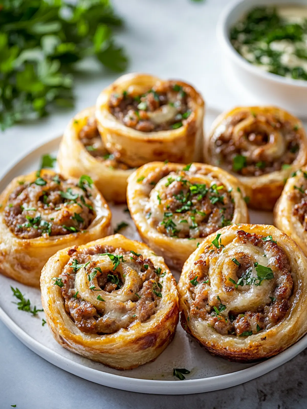 Easy Sausage Pinwheels