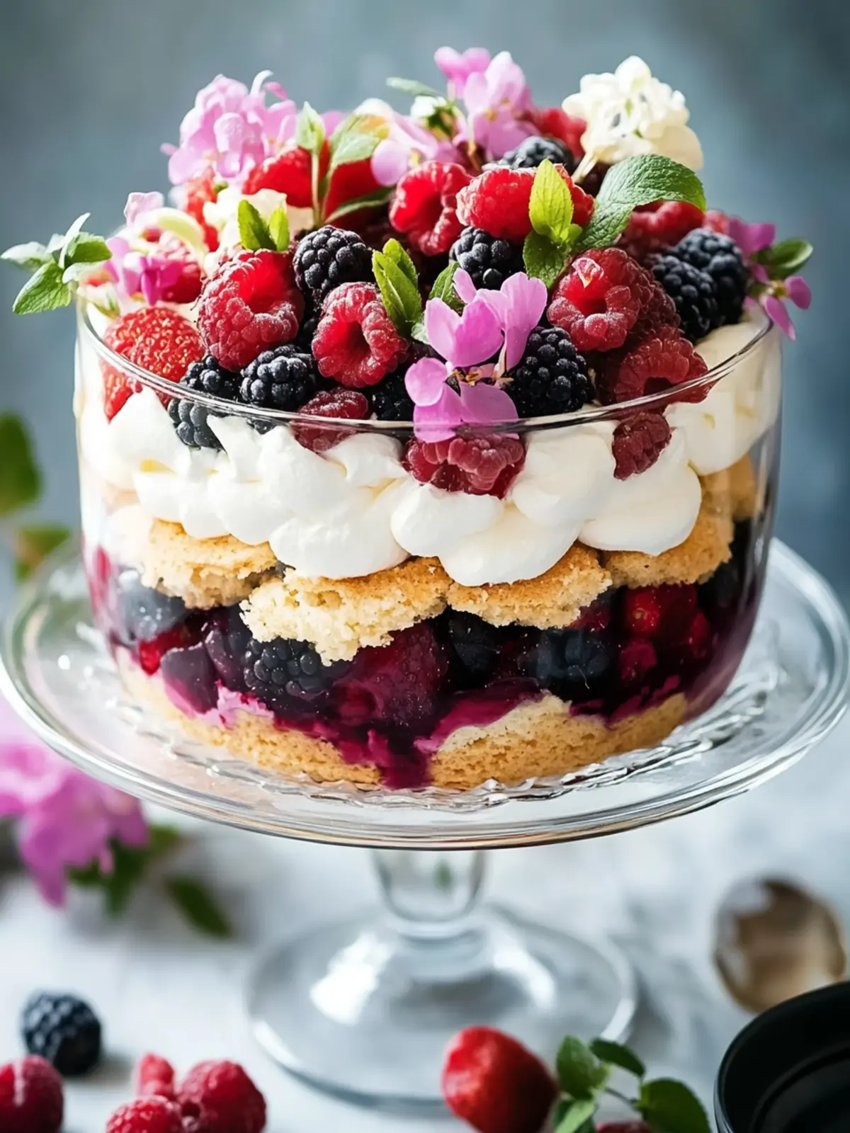 Spring Berry Trifle