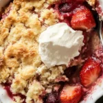 Mother's Day Strawberry Dump Cake