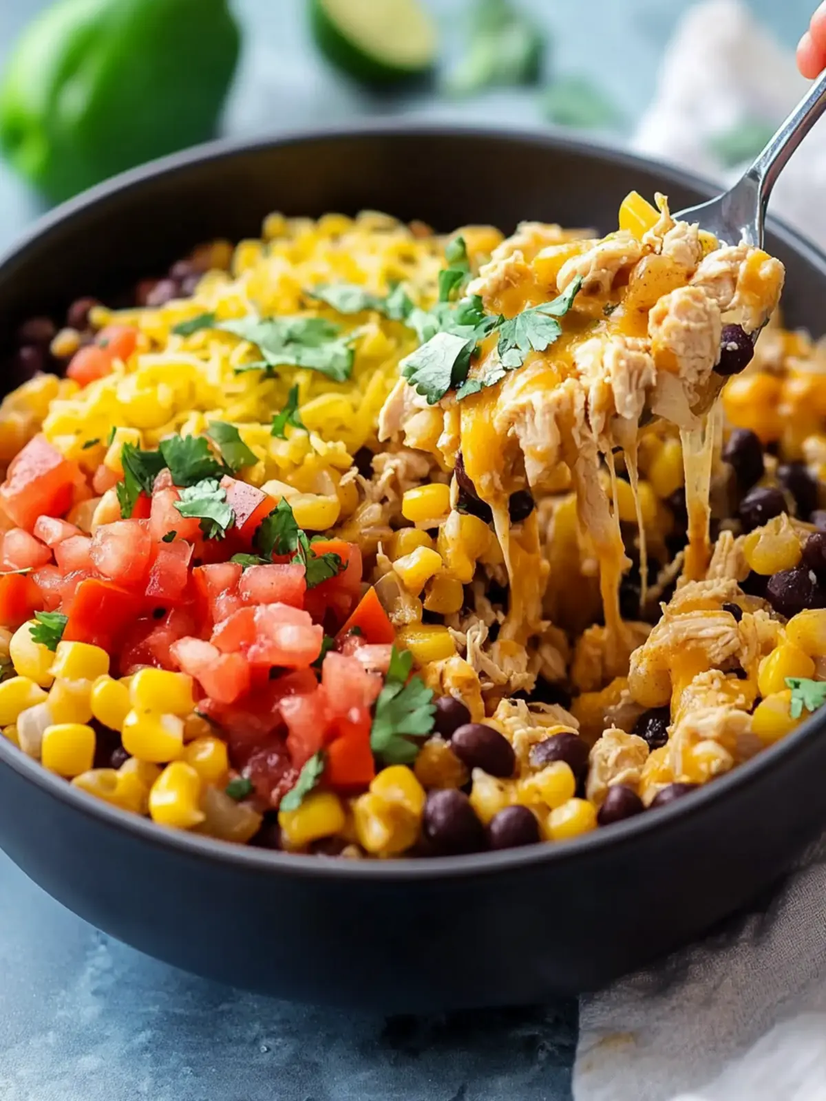 One-Pot Chicken Burrito Bowl Recipe