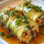 Garlic Soy Napa Cabbage Rolls