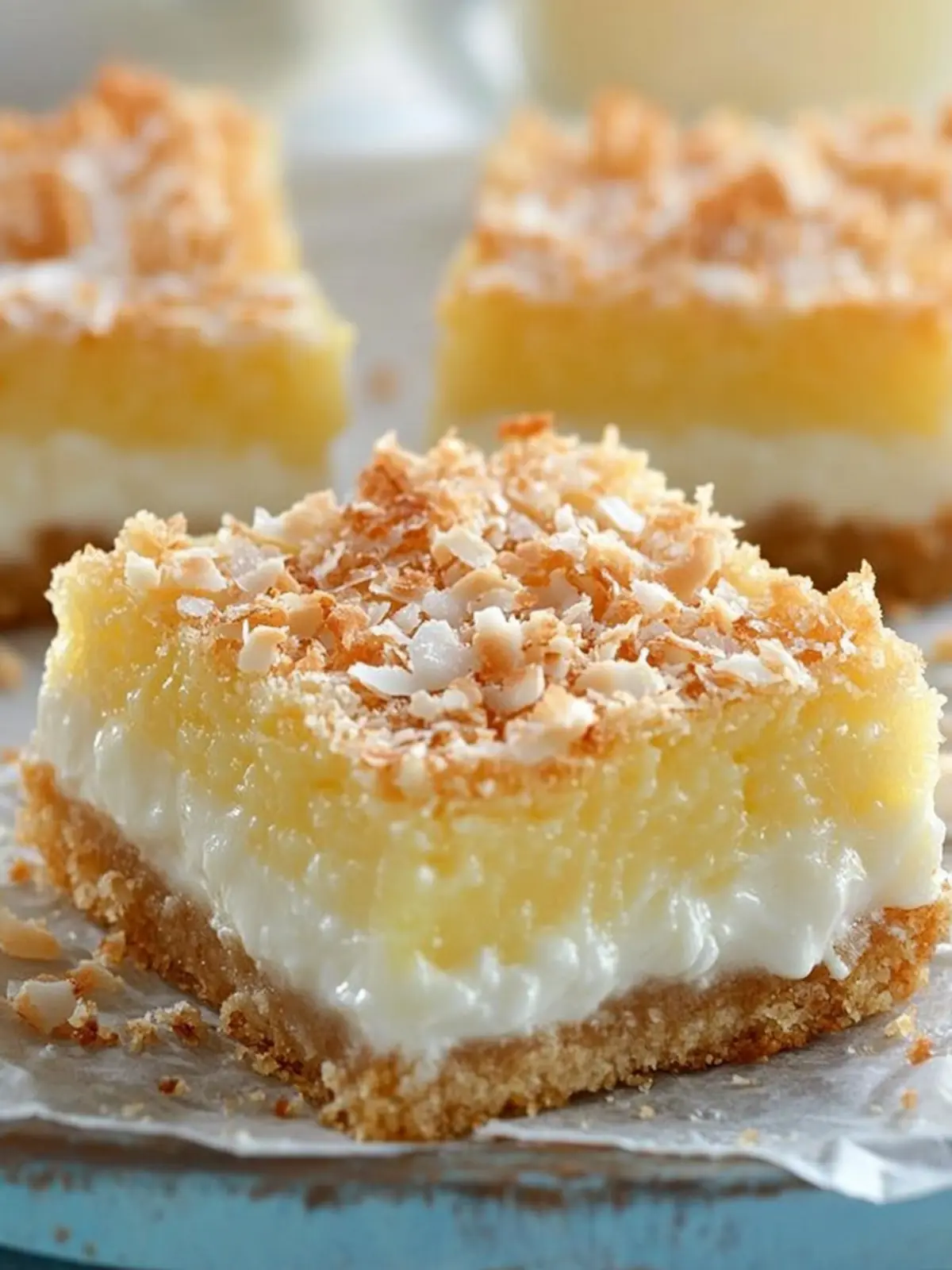 Delicious Cinco de Mayo Coconut Cream Pie Gooey Bars Recipe 3 Cinco de Mayo Coconut Cream Pie Gooey Bars