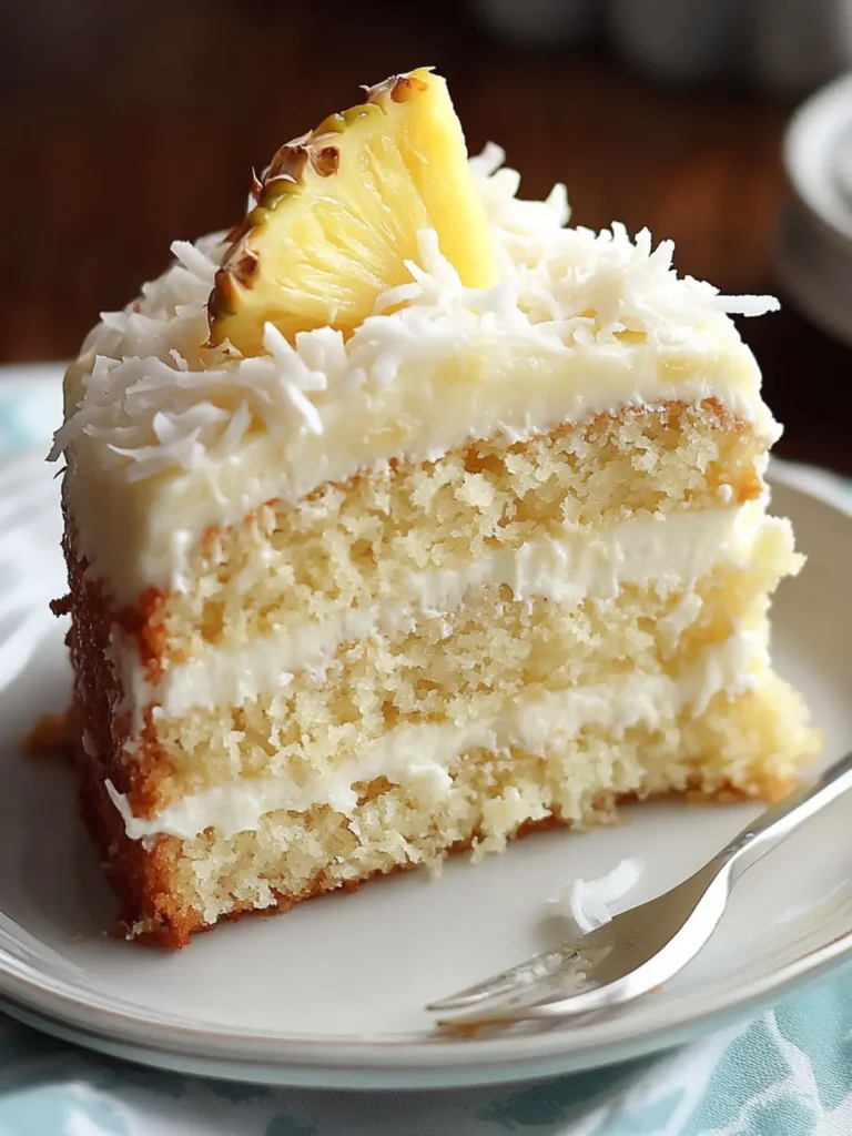 Pineapple Coconut Cake