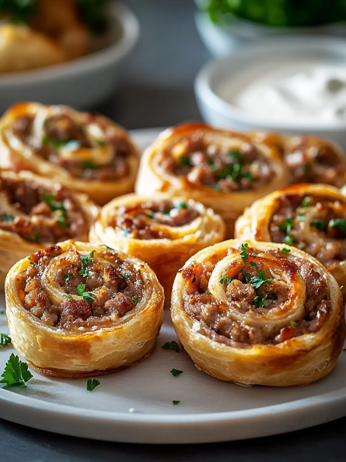 Easy Sausage Pinwheels