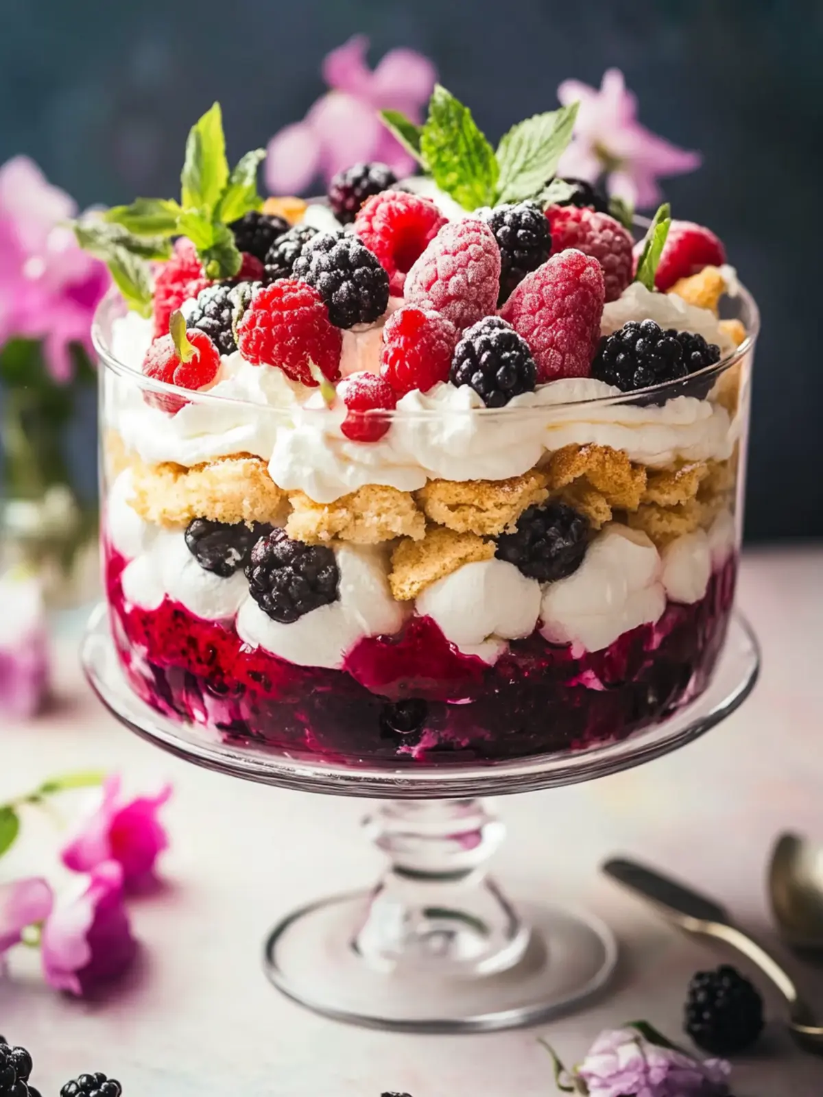 Spring Berry Trifle