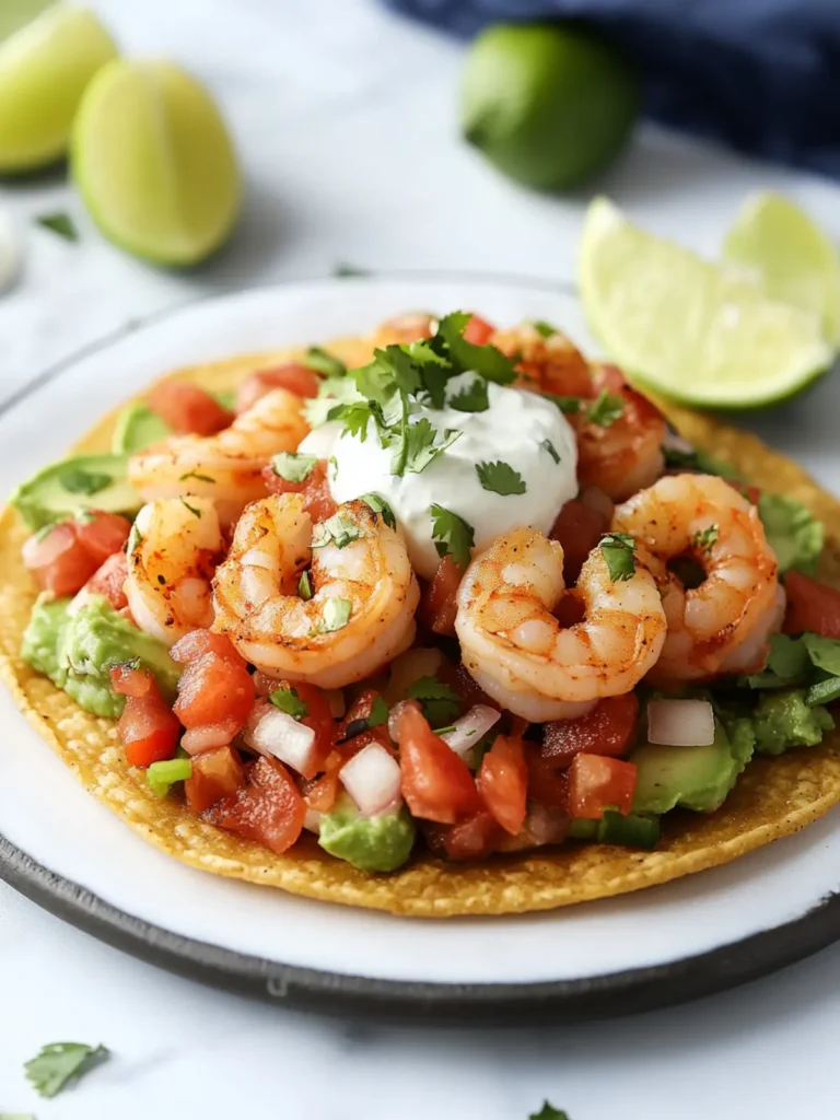 Mother's Day Shrimp Tostadas