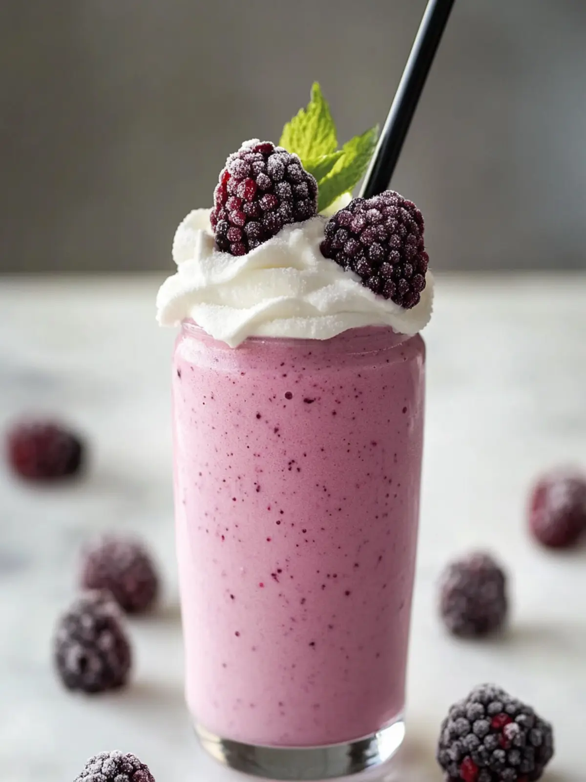 Creamy Mother's Day Oregon Blackberry Milkshake Delight 4 Mother's Day Oregon Blackberry Milkshake