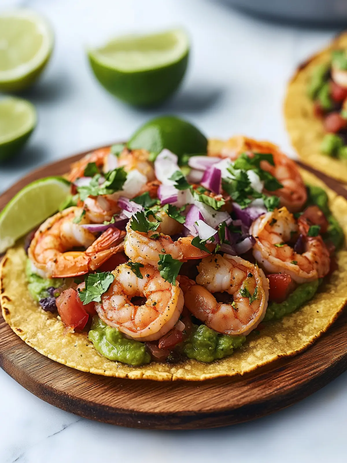 Mother's Day Shrimp Tostadas