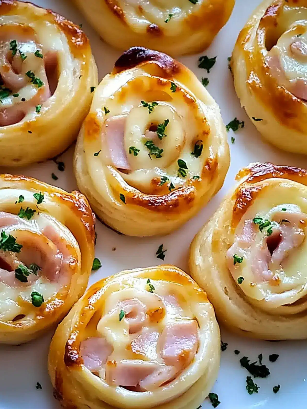 Ham and Cheese Pinwheels